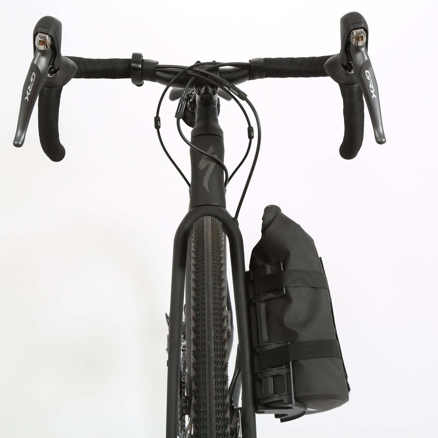 Drookit 3L Waterproof Anywhere Dry Bag with Straps for Bikepacking - Black