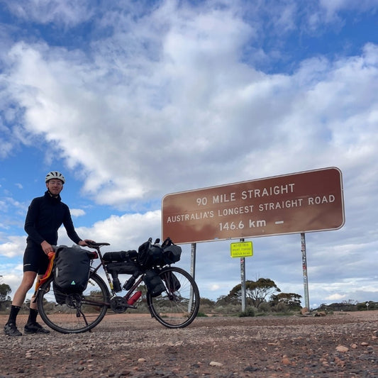 Connor's Epic Australia's long stretch 1,300km - Brae Cycling