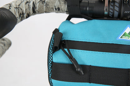 Brae Cycling Stravaig 2L Handlebar Bag - Blue - Eco-Friendly Recycled Bicycle Front Bag for Gravel & Road Bikes