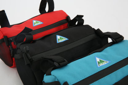 Brae Cycling Stravaig 2L Handlebar Bag - Red - Eco-Friendly Recycled Bicycle Front Bag for Gravel & Road Bikes