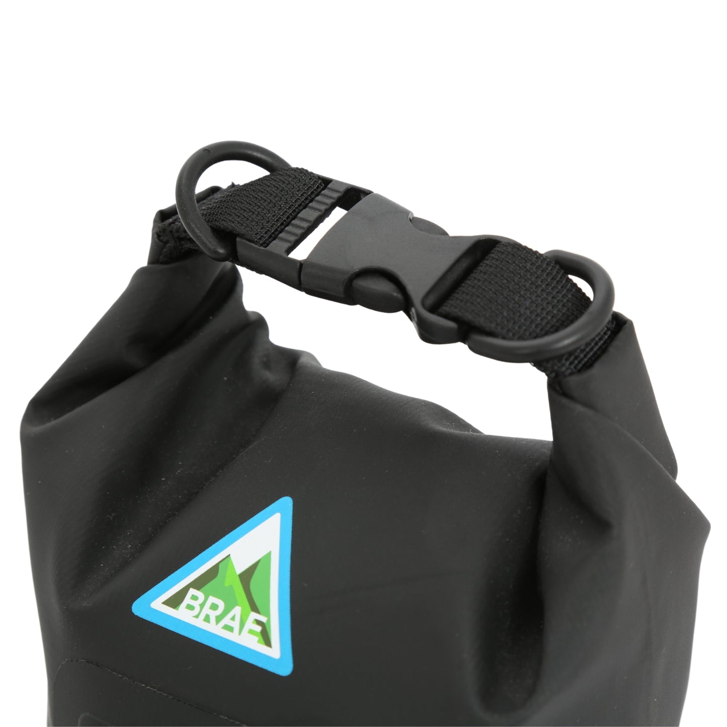 Drookit 3L Waterproof Anywhere Dry Bag with Straps for Bikepacking - Black