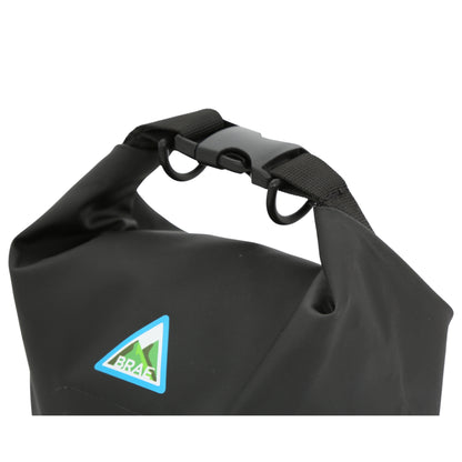 Drookit 5.5L Waterproof Anywhere Dry Bag with Straps for Bikepacking - Black