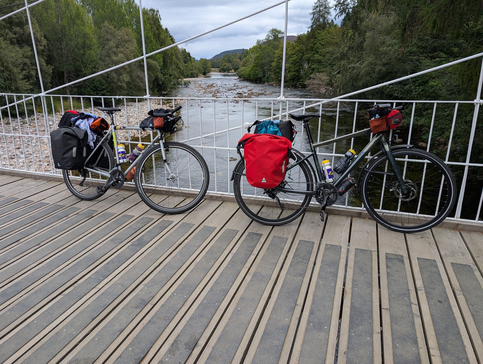 Brae Cycling - Bike Tour Scotland- pannier bags 