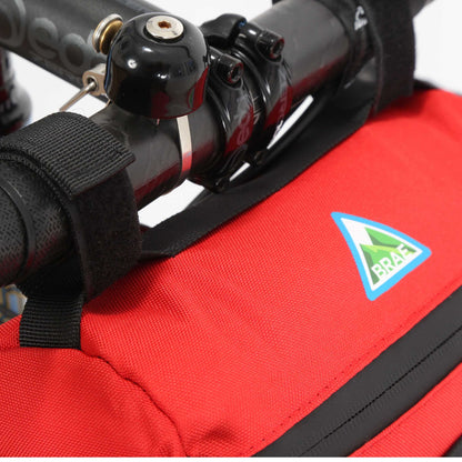 Stravaig 2L Handlebar Bag - Red - Brae Cycling