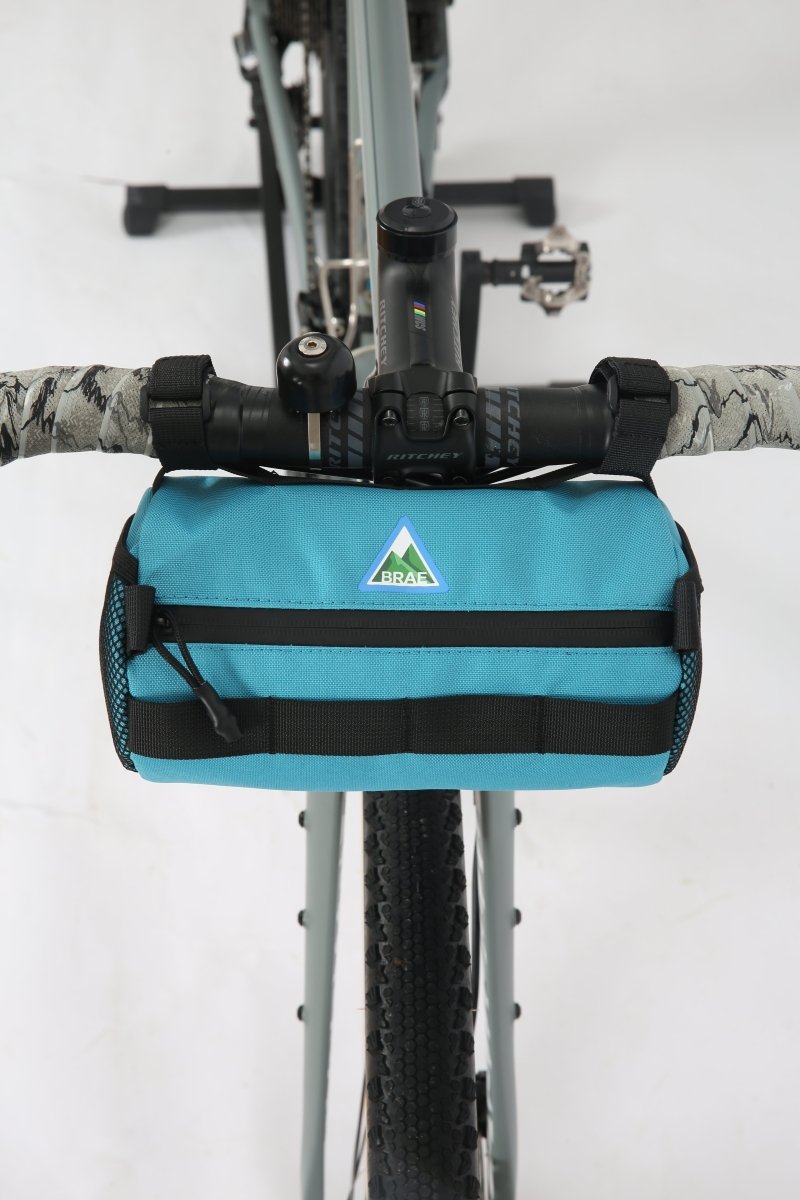 Brae Cycling Stravaig 2L Handlebar Bag - Blue - Recycled Bicycle Front Bag for Gravel & Road Bikes - Brae 5065017314026