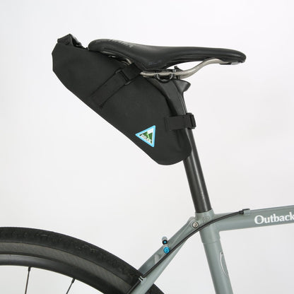 Dass 0.7L Waterproof Saddle Bag Black - Brae Cycling5065017314064