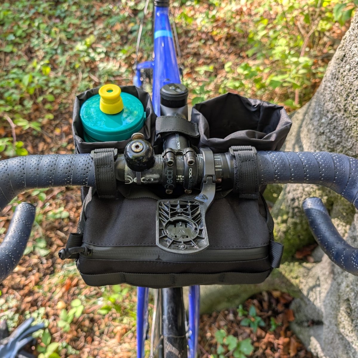 Handlebar and Stem Bag Bundle - Black - Brae Cycling