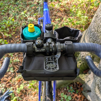 Handlebar and Stem Bag Bundle - Black - Brae Cycling