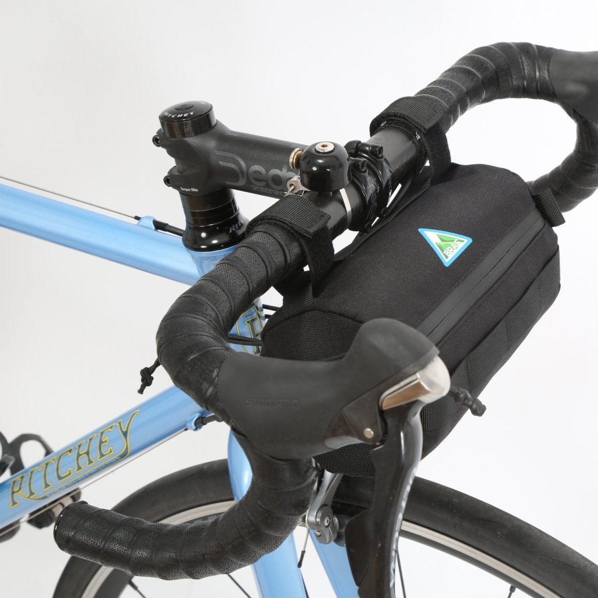 BRAE Stravaig 2L Handlebar Bag Black | Recycled Materials – Brae Cycling