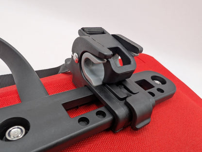 Yonder Pannier Bag - Grey Plastic Inserts - Brae Cycling Bag - Brae Cycling