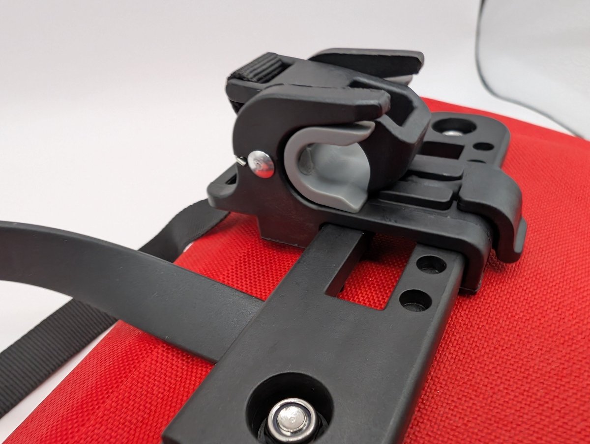 Yonder Pannier Bag - Grey Plastic Inserts - Brae Cycling Bag - Brae Cycling