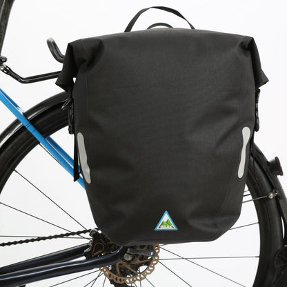 Yonder Waterproof Pannier Bags (2x25L) - Black - Brae Cycling Bag - Brae Cycling5070000926391
