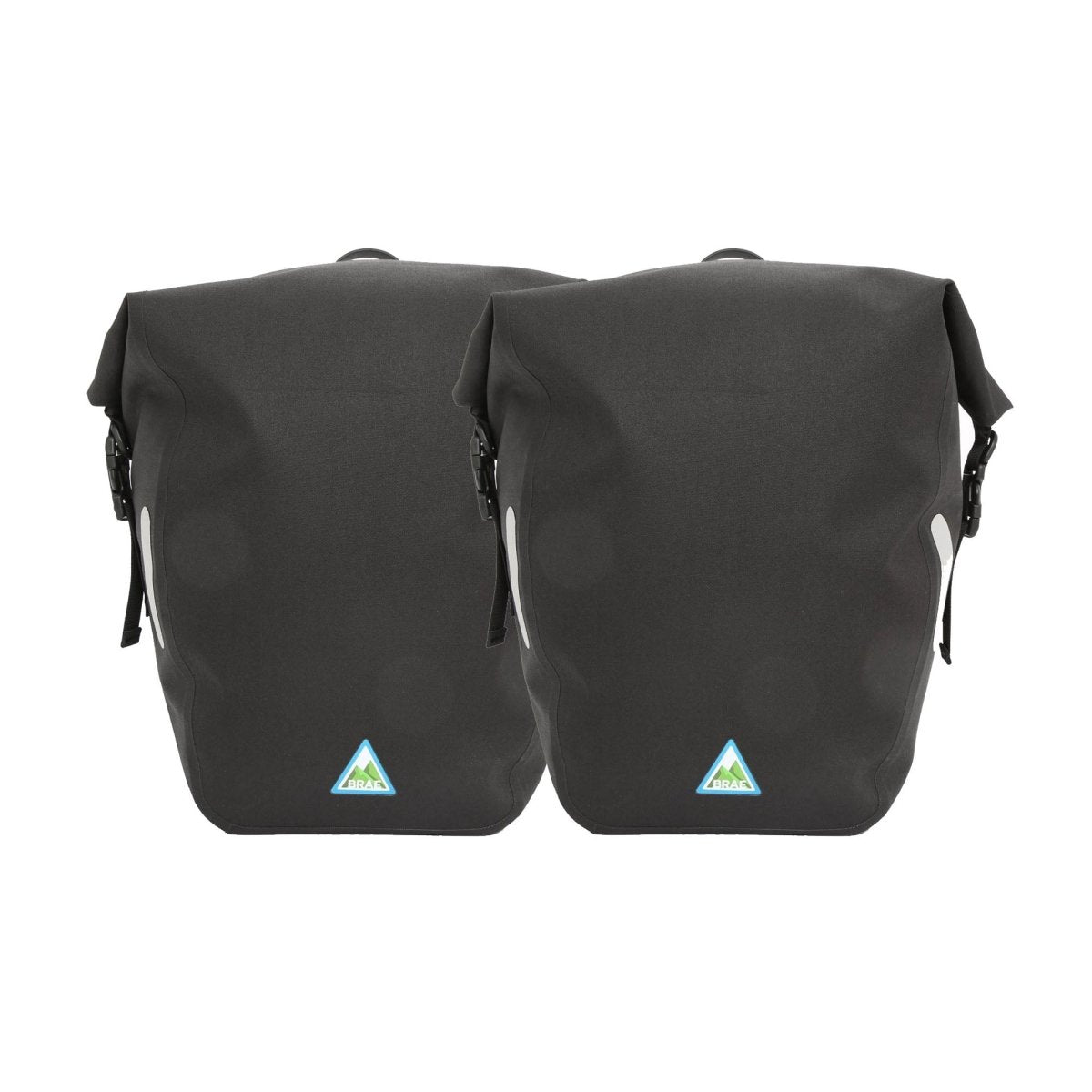 Yonder Waterproof Pannier Bags (2x25L) - Black - Brae Cycling Bag - Brae Cycling5070000926391