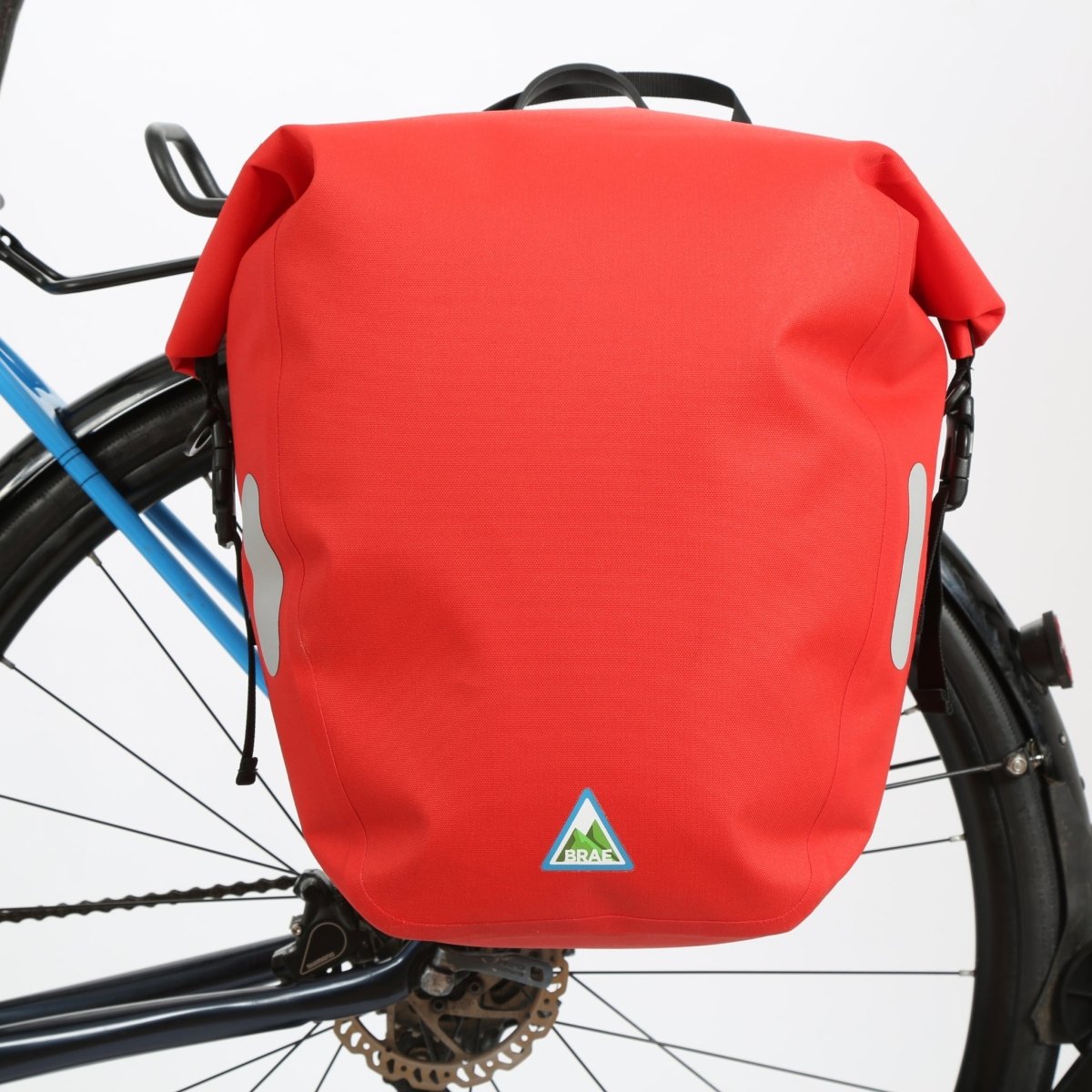 Yonder Waterproof Pannier Bags (2x25L) - Red - Brae Cycling - Brae Cycling5065017314002
