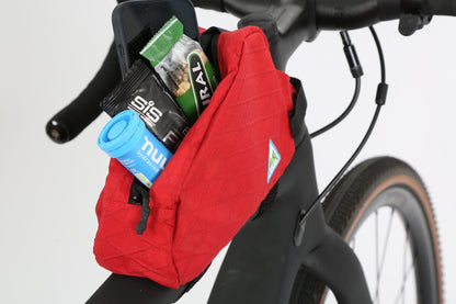 Best Neuk 1L Top Tube Frame Bag - Red -  Brae Cycling