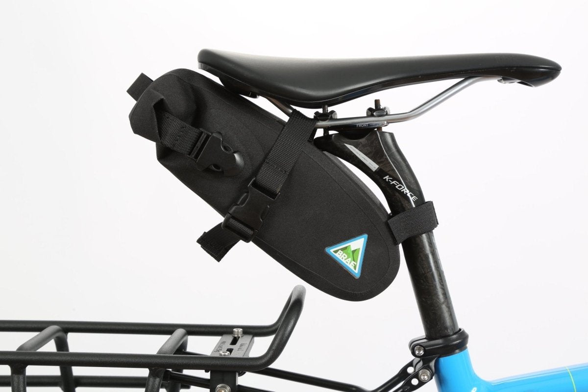 Dass 1.5L Waterproof Bike Saddle Bag - Black - Brae Cycling5070000926315