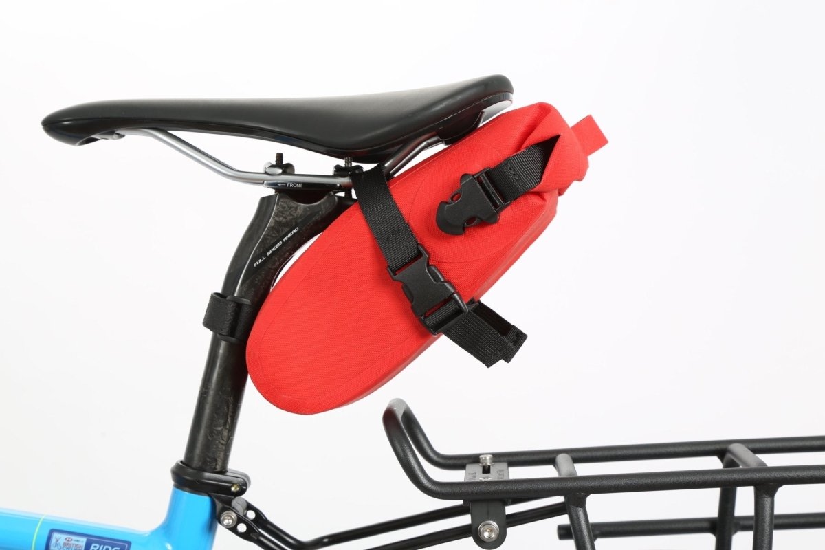 Dass 1.5L Waterproof Bike Saddle Bag - Red - Brae Cycling5070000926322