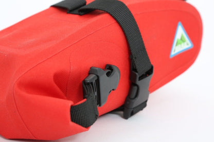 Dass 1.5L Waterproof Bike Saddle Bag - Red - Brae Cycling5070000926322