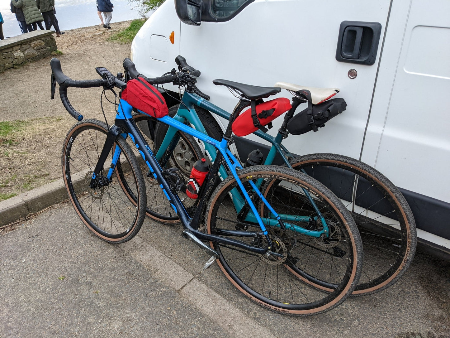 Neuk Top Tube Frame Bag Red - Brae Cycling
