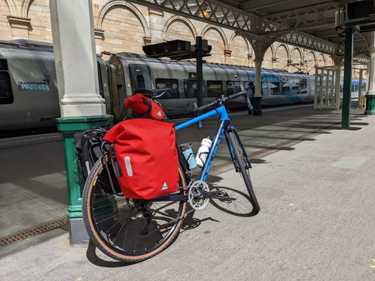Yonder Waterproof Pannier Bags (2x25L) - Red - Brae Cycling - Brae Cycling5065017314002